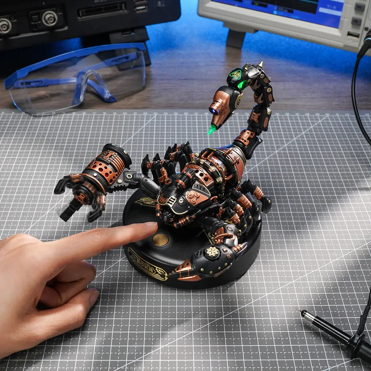 Scorpionul Imparat - Puzzle 3D Mecanic din Metal si Plastic - 123 Piese - Cadouri Pentru Baieti