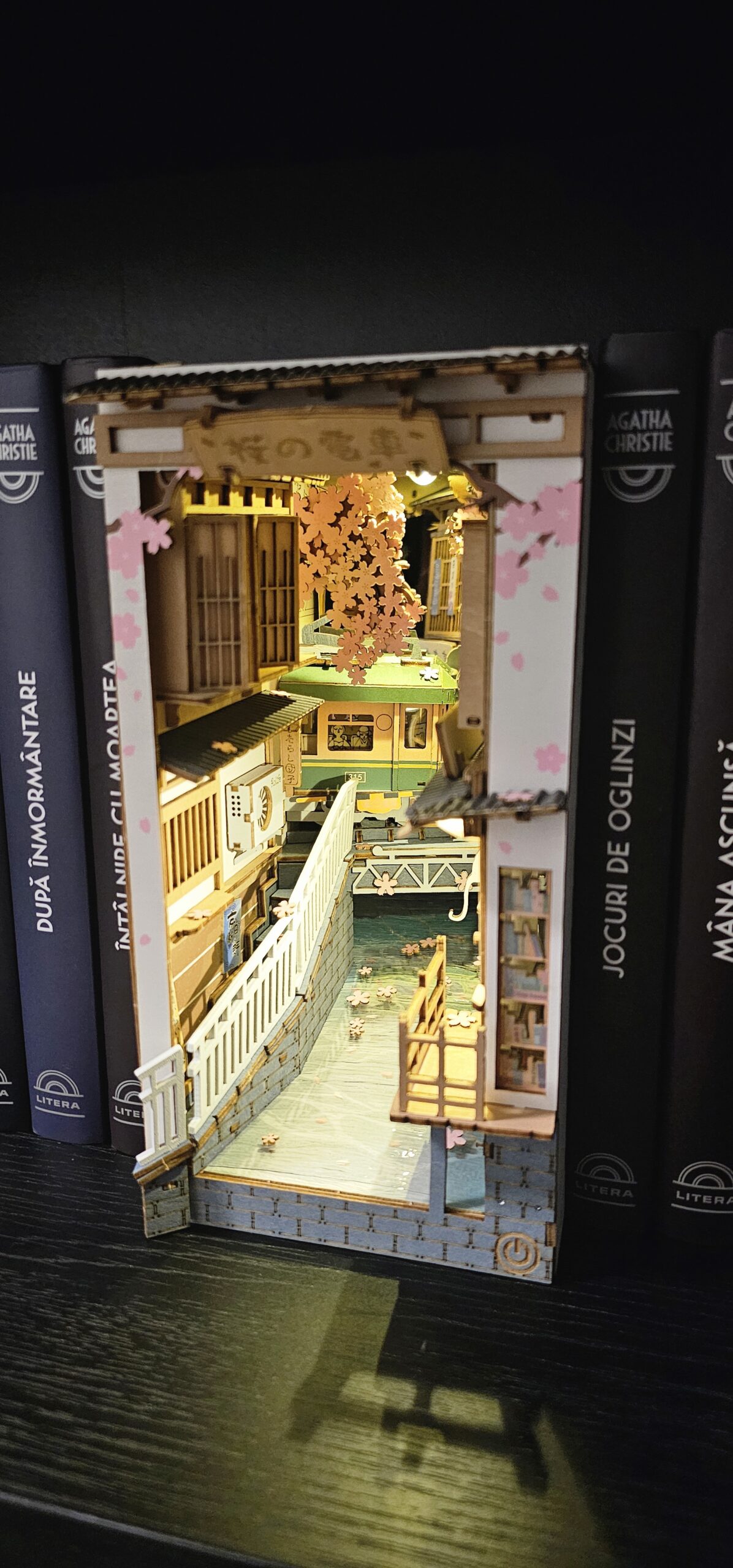 Sakura Densya - Diorama Pentru Biblioteca - Kit Do It Yourself - 340 Piese - Rolife TGB01 photo review